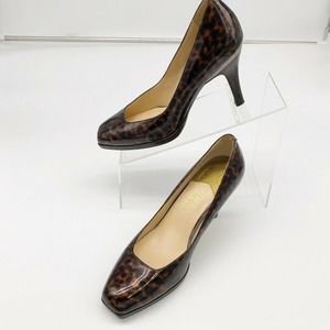 Cole Haan Nike Air Pumps Tortoise Patent Leather